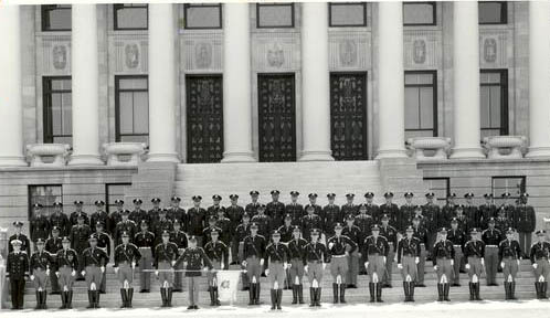 Photo of Texas A&M Aggies cadets in college station texas near Bryan Texas
