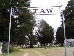Photo of the Eutaw Cemetery near Kosse Texas