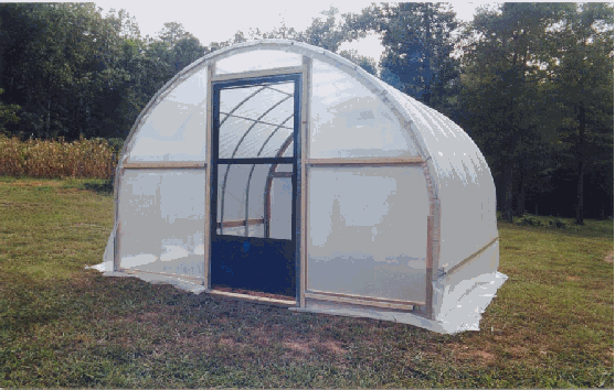 Photo of our greenhouse